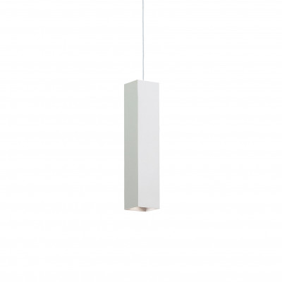 Ideal lux - Sky - Lampada a sospensione con singolo diffusore in metallo - Colore: Bianco - 1 Lampadina - GU10 - 28W - IP20 - SKU: 126906