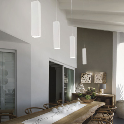 Ideal lux - Sky - Lampada a sospensione con singolo diffusore in metallo - 1 Lampadina GU10 28W - IP20 - SKU: 1269