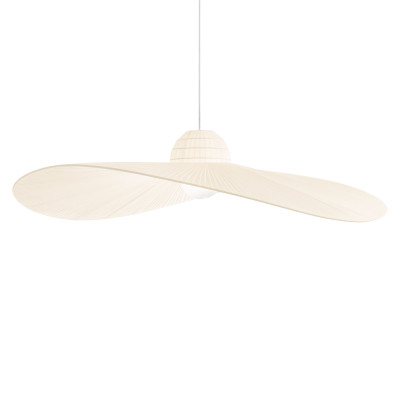 Ideal lux - Madame - Lampada a sospensione con struttura e paralume in metallo a rete con tessuto - Colore: Avorio - 1 Lampadina - E27 - 60W - IP20 - SKU: 219875