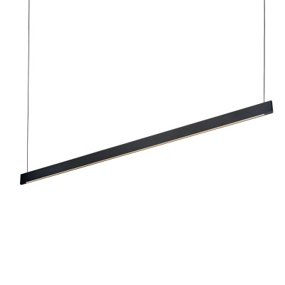 Ideal lux - Desk - Lampada a sospensione in alluminio a led con doppia emissione di luce - 1 Lampadina Led Integrato 36W - Lumen 4000 - Gradi Kelvin 3000k Luce Calda - IP20 - SKU: 3362G