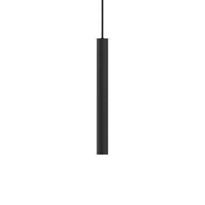 Ideal lux - Look - Lampada a sospensione in metallo singolo diffusore slim dal design moderno - 1 Lampadina GU10 28W - Lumen 340 - Gradi Kelvin 3000k Luce Calda - IP20 - SKU: 3468P