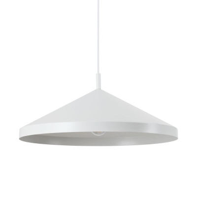 Ideal lux - Yurta - Lampada a sospensione moderna con diffusore in metallo grande - Colore: Bianco - 1 Lampadina - E27 - 60W - IP20 - SKU: 285160
