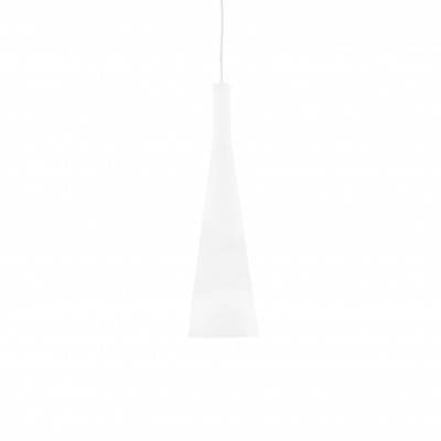 Ideal lux - Milk - Lampada a sospensione moderna in metallo con diffusore in vetro - Colore: Bianco - 1 Lampadina E27 42W - IP20 - SKU: 026787