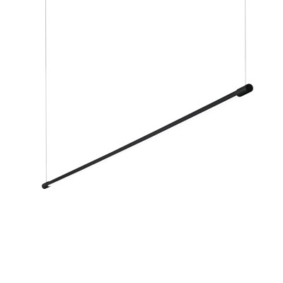 Ideal lux - Yoko - Lampada a sospensione per cucina con diffusore a led e struttura in alluminio - Colore: Nero - 1 Lampadina - Led Integrato - 17W - Lumen 1700 - Gradi Kelvin 3000k Luce Calda - IP20 - SKU: 258928