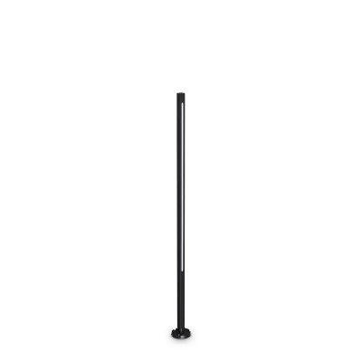 Ideal lux Jedi Lampione da giardino a led in alluminio media e diffusore in policarbonato Colore: Nero