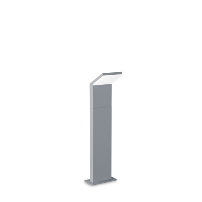 Ideal lux Style Lampione da giardino a led struttura bassa in alluninio e diffusore in acrilico Colore: Antracite