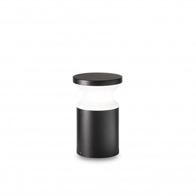 Ideal lux Torre Paletto luce basso da giardino in alluminio bassa e diffusore in acrilico Colore: Nero