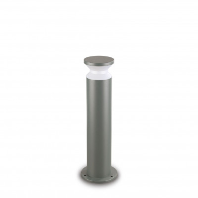 Ideal lux Torre Lampione da giardino con struttura in alluminio media e diffusore in acrilico Colore: Antracite