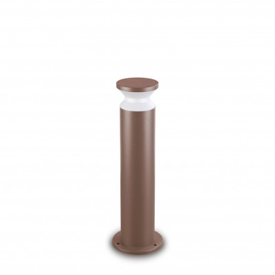 Ideal lux Torre Lampione da giardino con struttura in alluminio media e diffusore in acrilico Colore: Caffelatte