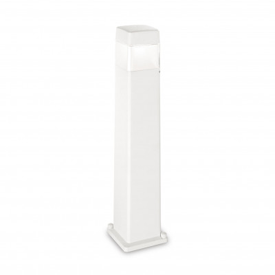 Ideal lux Cosmo Paletto luce da giardino con struttura in resina e diffusore in acrilico Colore: Bianco