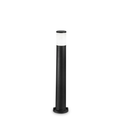 Ideal lux Atena Lampione da giardino dal design moderno con struttura e diffusore in resina Colore: Nero