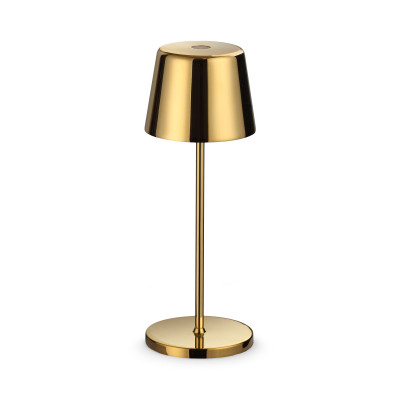 Ideal lux Cute Lampada da tavolo a led dimmerabile con base di ricarica Colore: Oro