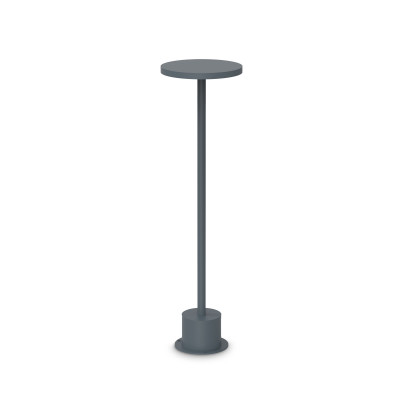 Ideal lux - Toffee - Lampada da tavolo a led dimmerabile con struttura in alluminio alta e larga - 1 Lampadina Led Integrato 11W - Lumen 1200 - Gradi Kelvin 3000k Luce Calda - IP65 - SKU: 34783