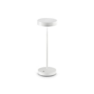 Ideal lux Toffee Lampada da tavolo a led dimmerabile con struttura in alluminio Colore: Bianco