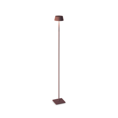 Ideal lux - Pure - Lampada da tavolo a led dimmerabile per esterni struttura in alliminio alta - 1 Lampadina Led Integrato 2W - Lumen 230 - Gradi Kelvin 3000k Luce Calda - IP54 - SKU: 31170