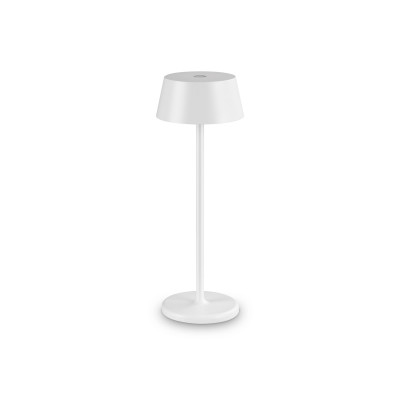 Ideal lux Pure Lampada da tavolo a led dimmerabile per esterni struttura in alliminio Colore: Bianco