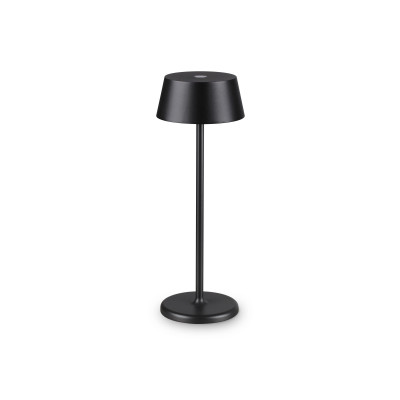 Ideal lux Pure Lampada da tavolo a led dimmerabile per esterni struttura in alliminio Colore: Nero