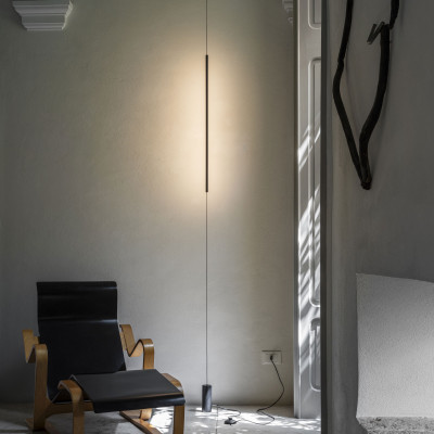 Ideal lux - Filo - Lampada da terra a led con struttura in metallo e diffusore in policarbonato - 1 Lampadina Led Integrato 14W - Lumen 1550 - Gradi Kelvin 3000k Luce Calda - IP20 - SKU: 30105