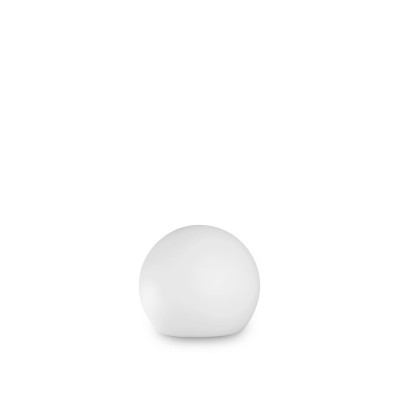 Ideal lux - Sole - Lampada da terra da giardino mini con struttura in acrilico - Colore: Bianco - 1 Lampadina E27 60W - IP44 - SKU: 318820