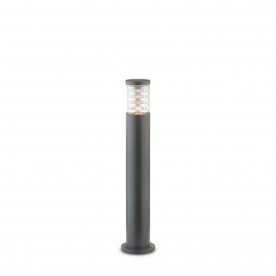 Ideal lux - Tronco - Lampione da giardino con struttura alta in alluminio e diffusore in vetro - 1 Lampadina E27 42W - IP65 - SKU: 10913A
