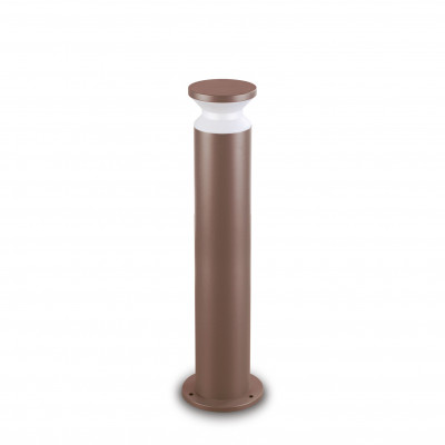 Ideal lux Torre Lampione da giardino con struttura in alluminio alta e diffusore in acrilico Colore: Caffelatte