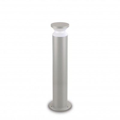Ideal lux Torre Lampione da giardino con struttura in alluminio alta e diffusore in acrilico Colore: Grigio
