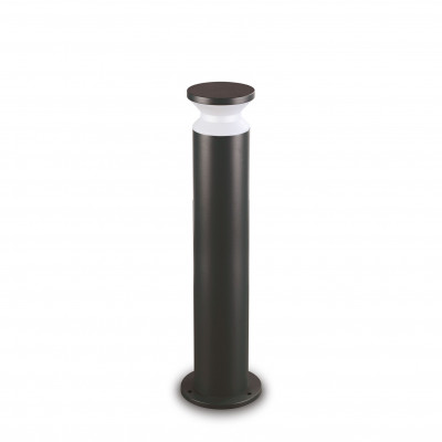 Ideal lux Torre Lampione da giardino con struttura in alluminio alta e diffusore in acrilico Colore: Nero