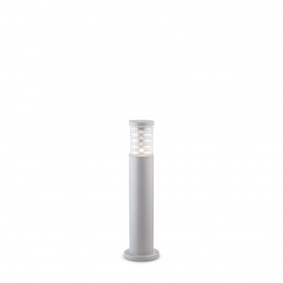 Ideal lux Tronco Lampione da giardino con struttura media in alluminio e diffusore in vetro Colore: Grigio