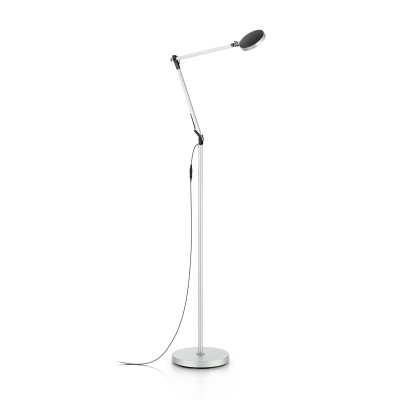 Ideal lux Futura Piantana a led con struttura in alluminio e diffusore orientabile Colore: Alluminio