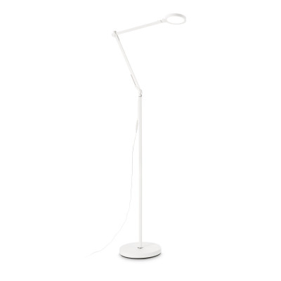 Ideal lux Futura Piantana a led con struttura in alluminio e diffusore orientabile Colore: Bianco