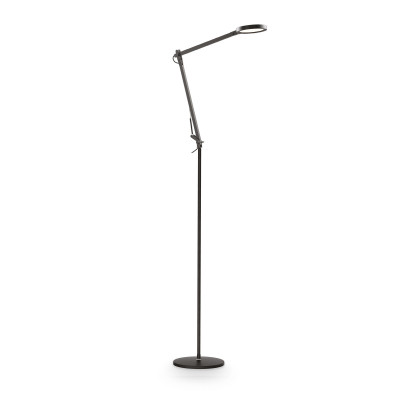 Ideal lux - Futura - Piantana a led con struttura in alluminio e diffusore orientabile - 1 Lampadina Led Integrato 12W - Lumen 1050 - Gradi Kelvin 4000k Luce Naturale - IP20 - SKU: 27208