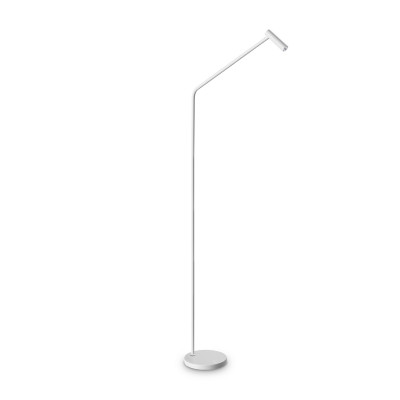 Ideal lux Easy Piantana a led moderna con struttura in metallo e diffusore orientabile Colore: Bianco