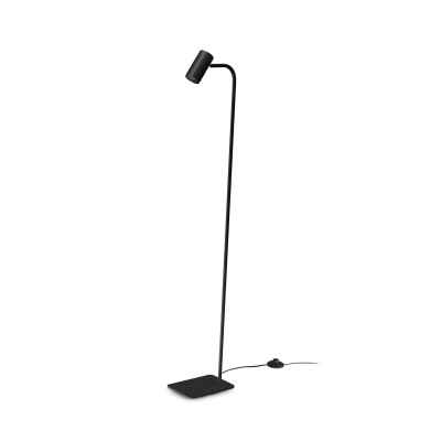 Ideal lux Ginger Piantana moderna con singolo diffusore orientabile struttura in metallo Colore: Nero