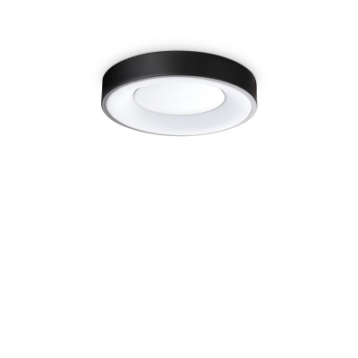 Ideal lux - Planet - Plafoniera mini a led con struttura in metallo riflettente rotonda - 1 Lampadina Led Integrato 15W - Lumen 1350 - Gradi Kelvin 3000k Luce Calda - IP20 - SKU: 31232S