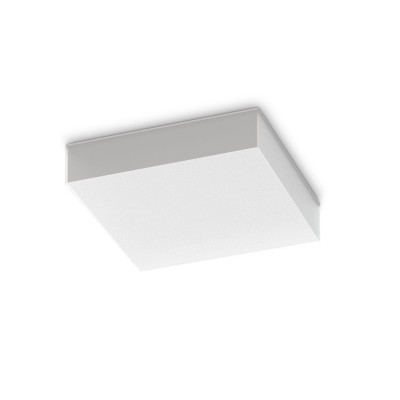 Ideal lux Snow Plafoniera per esterno a led struttura in alluminio e diffusore in policarbonato Colore: Bianco