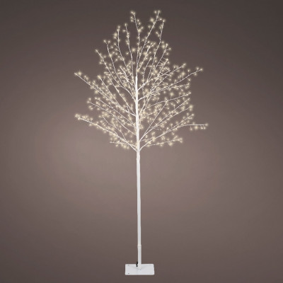  Kaemingk - Albero di natale con 480 LED h150 per interno ed esterno - Colore: Bianco - SKU: 491623 
