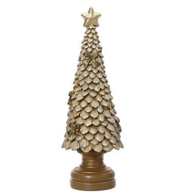 Kaemingk Albero in resina con puntale a stella Colore: Bianco