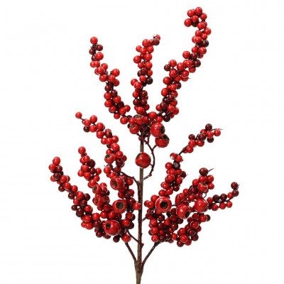  Kaemingk - Bacche in schiuma espansa - Colore: Rosso - SKU: 516496 