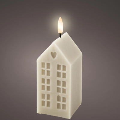  Kaemingk - Candela a forma di casetta con led a batterie - SKU: 487528 