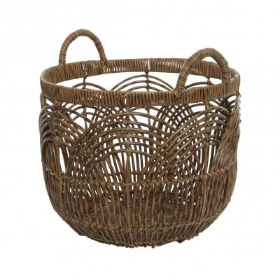  Kaemingk - Cesto rotondo con manici piccolo - Colore: Marrone - SKU: 760115-O3 