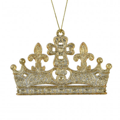  Kaemingk - Decorazione corona in plastica - Colore: Oro - SKU: 514883 