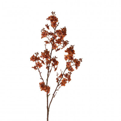  Kaemingk - Decorazione natalizia per la tavola fiore in poliestere - Colore: Arancione - SKU: 708135 