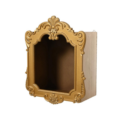  Kaemingk - Mobile da parete in mdf per interni - Colore: Oro - SKU: 707704 
