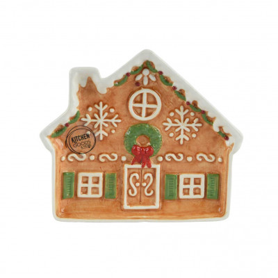  Kaemingk - Piatto in dolomite per decorazione natalizia della tavola - Colore: Multicolore - SKU: 646724 