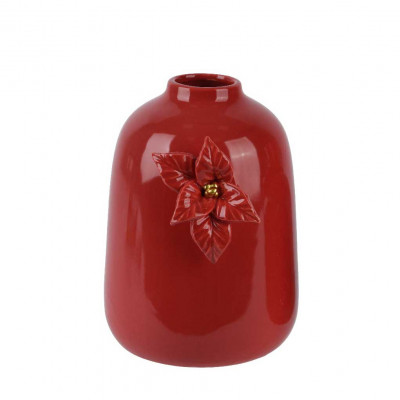  Kaemingk - Vaso in porcellana con collo basso - Colore: Rosso - SKU: 602198/COLLOBASSO 