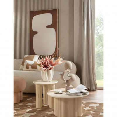 L'Oca Nera - Neo Classic - Quadro astratto con cornice stampa serigrafata su tela 80x120 - SKU: 1Q275