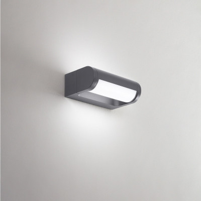 Perenz - Orienta - Lampada da parete per esterno a led in metallo e diffusore in acrilico - 1 Lampadina Led Integrato 12W - Lumen 960 - Gradi Kelvin 3000k Luce Calda - IP65 - SKU: 8332