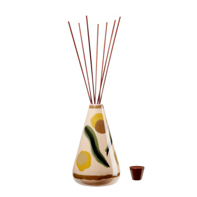  L'Oca Nera - Ethno Chic - Diffusore in porcellana per profumatori per ambienti con bastoncini Namib - SKU: 1PF108 