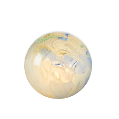  L'Oca Nera - Modern Country - Lampada da tavolo in vetro a forma sferica - Colore: Multicolore - 1 Lampadina E14 60W - SKU: 1G168 