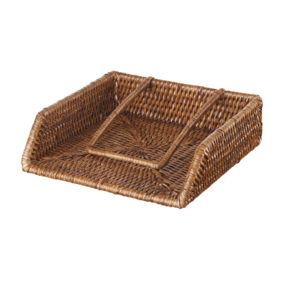  L'Oca Nera - Modern Country - Portatovaglioli in rattan - Colore: Marrone - SKU: 1R115 